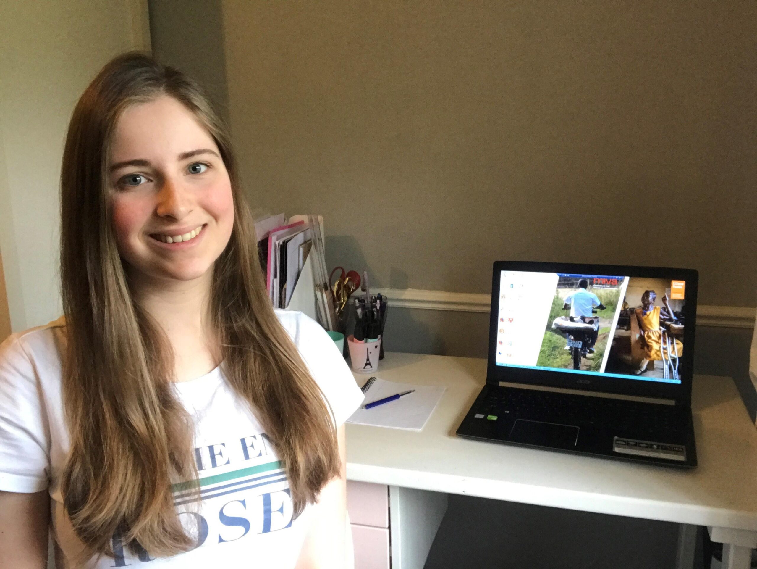 Foto Anne thuiswerken